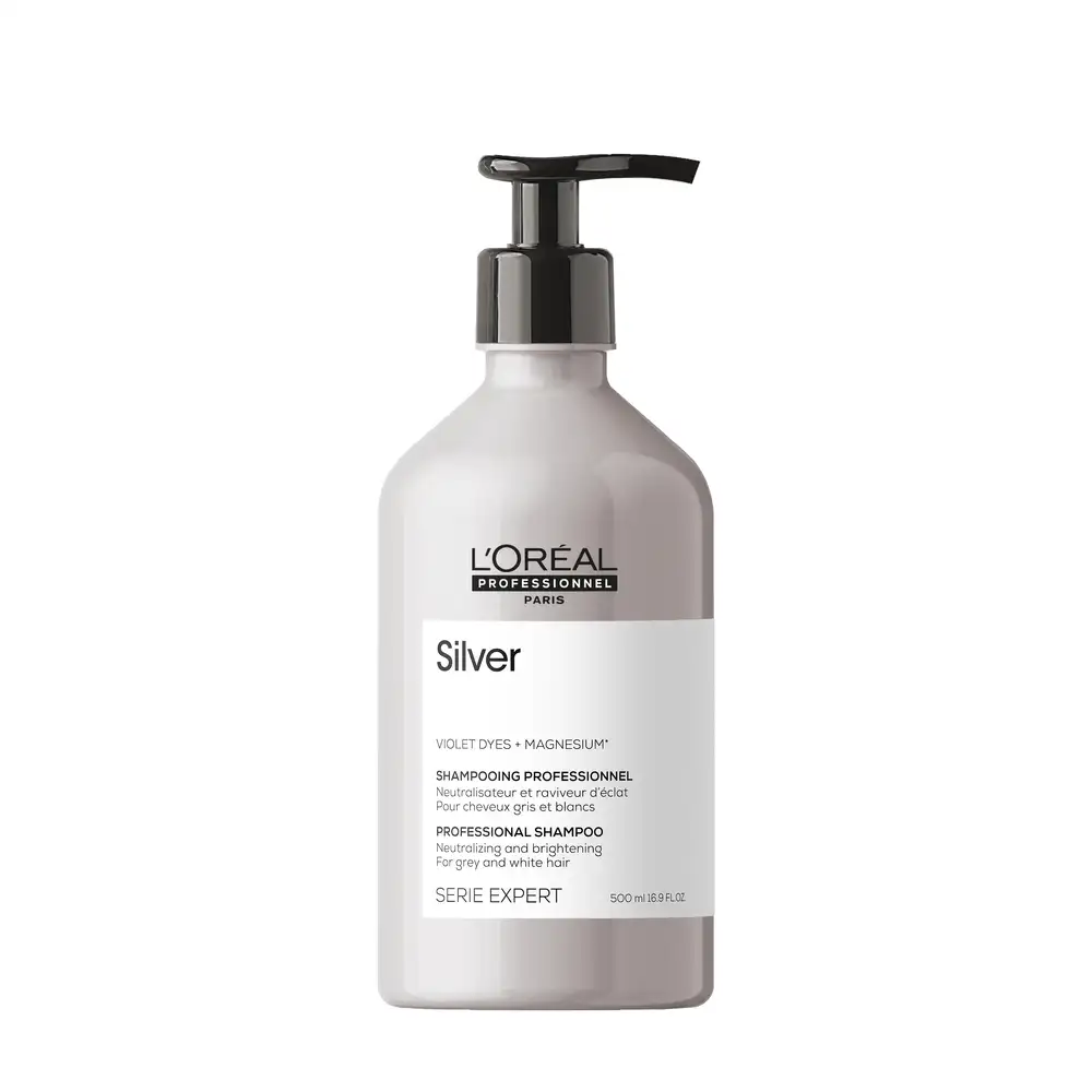 L'oréal Professionnel Silver Shampoo. Šampoon hallidele juustele
